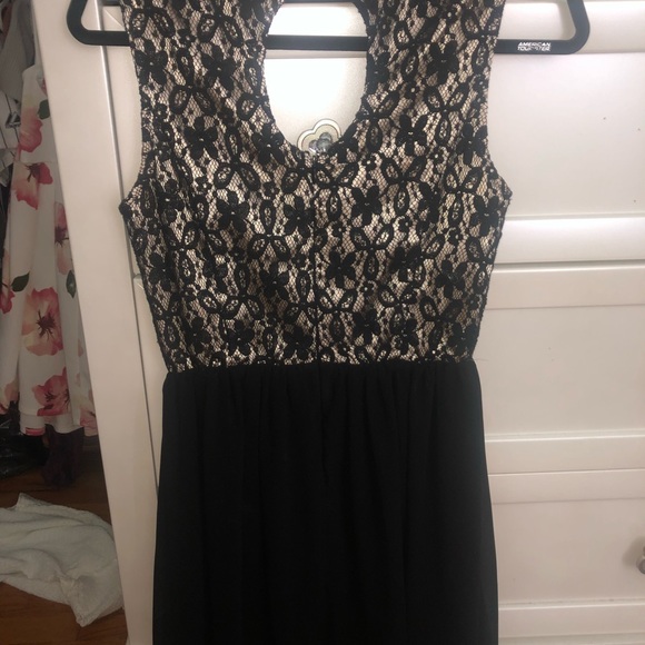 Black and gold shirt dress SIZE SMALL - Picture 4 of 4